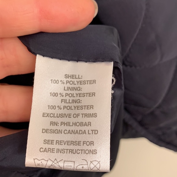 Blue quilted vest - Picture 13 of 16